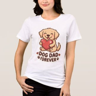 Cute Kawaii Hond Papa T-Shirt | Grappige Puppy Lie