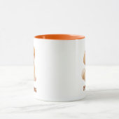 Cute Kawaii Hond Twee Tons Koffiemok Mok (Midden)