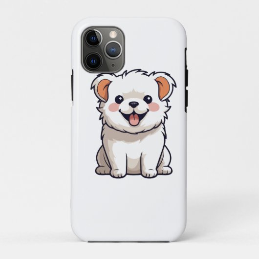 Cute Kawaii Hond Vinyl Sticker - Schattige Cartoon Case-Mate iPhone Case (Achterkant)