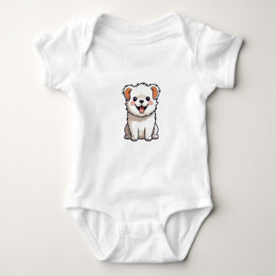 Cute Kawaii Hond Vinyl Sticker - Schattige Cartoon Romper
