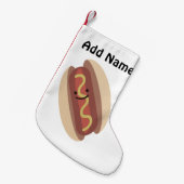 Cute Kawaii Hot Dog Kleine Kerstsok (Voorkant (Hangend))