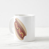 Cute Kawaii Hot Dog Koffiemok (Voorkant links)