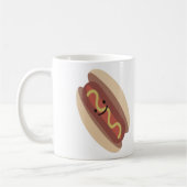 Cute Kawaii Hot Dog Koffiemok (Links)