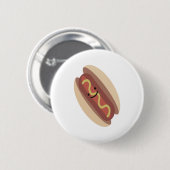 Cute Kawaii Hot Dog Ronde Button 5,7 Cm (Voorkant /achterkant)