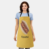 Cute Kawaii Hot Dog Schort (Gedragen)