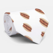 Cute Kawaii Hot Dog Stropdas (Opgerold)