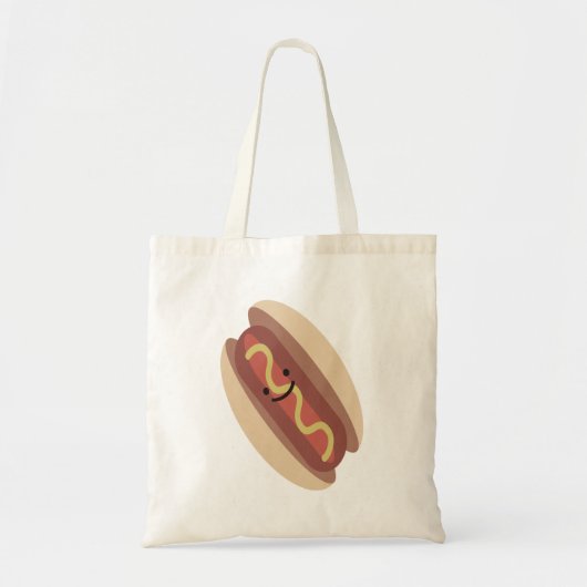 Cute Kawaii Hot Dog Tote Bag (Voorkant)