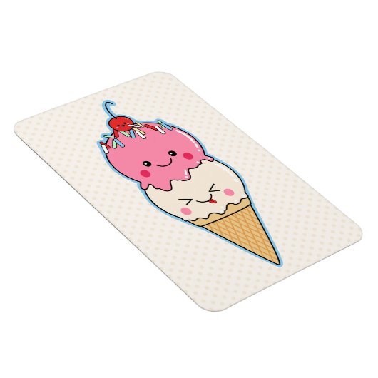 Cute Kawaii Ice Cream Magneet (Rechterzijde)