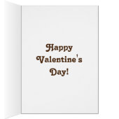 Cute Kawaii ik hou van je grappige Happy Valentijn (Binnen (Rechts))