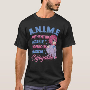 Cute Kawaii - ik hou van kamperen en Anime - Otaku T-shirt