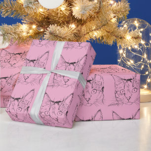 Cute Kawaii Japanse esthetische kat inpakpapier 
