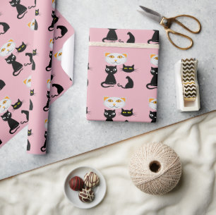 Cute Kawaii Japanse esthetische kat inpakpapier