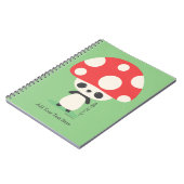 Cute Kawaii Japanse Kinoko Panda Notitieboek (Linkerzijde)