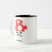 Cute Kawaii Japanse Kinoko Panda Tweekleurige Koffiemok (Voorkant links)