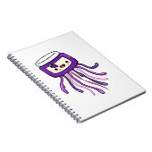 Cute Kawaii Jellyfish Notitieboek (Rechterzijde)