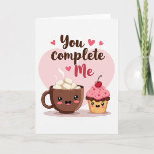 Cute Kawaii Jij Maakt Me Compleet Kaart