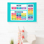 Cute Kawaii Kalender Set Spandoek (Insitu)