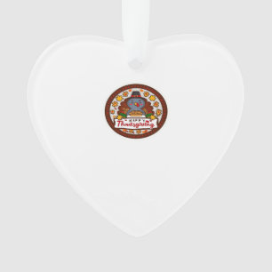 Cute Kawaii Kalkoen - Gelukkig Thanksgiving Klassi Ornament