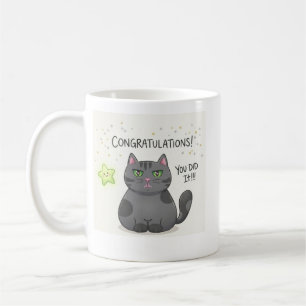 Cute Kawaii Kat Aesthetic Print Koffiemok