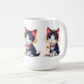Cute Kawaii Kat voor Kat Liefhebbers Mok (Voorkant rechts)