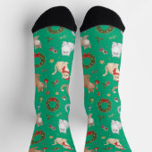 Cute Kawaii Katten & Kerst Decoratie Sokken (Top)