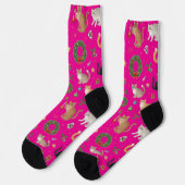 Cute Kawaii Katten & Kerst Decoratie Soks Sokken (Links)