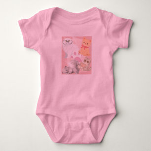 Cute Kawaii Katten Roze Baby Body Grappige Kat L Romper