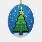 Cute Kawaii kerstboom Decoratie (Rechts)