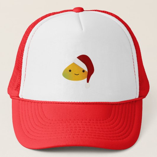 Cute Kawaii Kerstmis Mango Trucker Pet (Voorkant)