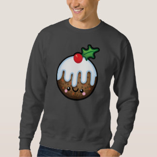Cute Kawaii Kerstmis Pudding Mannen Jumper Trui