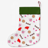 Cute Kawaii kerstpatroonopslag Kleine Kerstsok (Achterkant)