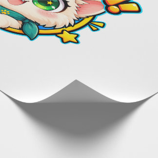 Cute Kawaii Kitten Inpakpapier – Schattige Kat