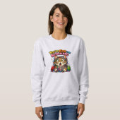 Cute Kawaii Kitten Kat Sweatshirt (Voorkant volledig)