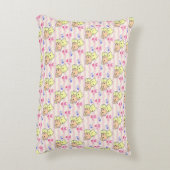 Cute Kawaii Kittens Roze Pastel Decoratie Accent Kussen (Achterkant (Verticaal))