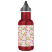 Cute Kawaii Kittens Roze Pastel RVS Waterfles (Links)