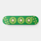 Cute Kawaii Kiwi Fruit Persoonlijk Skateboard (Horizontaal)