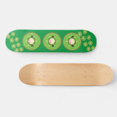 Cute Kawaii Kiwi Fruit Persoonlijk Skateboard (Horizontaal)