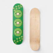 Cute Kawaii Kiwi Fruit Persoonlijk Skateboard (Voorkant)