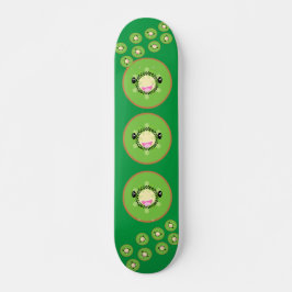 Cute Kawaii Kiwi Fruit Persoonlijk Skateboard