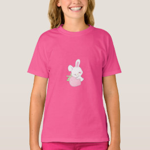 Cute Kawaii Konijn - Heet Roze T-shirt 
