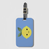 Cute Kawaii Lemon Bagagelabel (Voorkant (verticaal))
