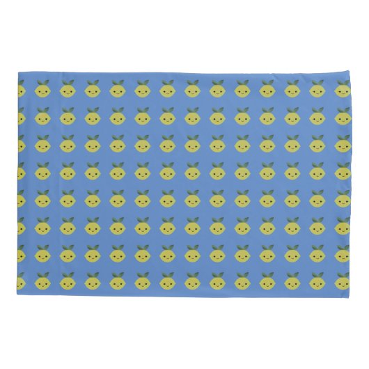 Cute Kawaii Lemon Kussensloop (Achterkant)