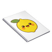 Cute Kawaii Lemon Notitieboek (Rechterzijde)