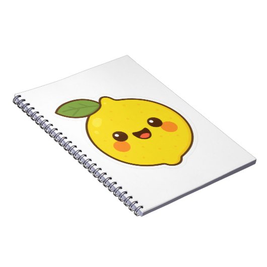 Cute Kawaii Lemon Notitieboek (Rechterzijde)