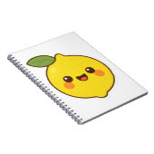 Cute Kawaii Lemon Notitieboek (Rechterzijde)