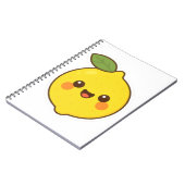 Cute Kawaii Lemon Notitieboek (Linkerzijde)