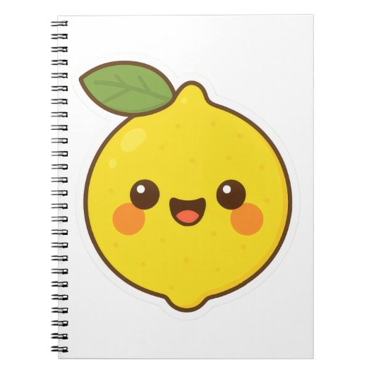 Cute Kawaii Lemon Notitieboek (Voorkant)