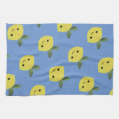Cute Kawaii Lemon Pattern Theedoek (Horizontaal)