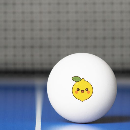 Cute Kawaii Lemon Pingpongbal (Net)