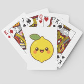 Cute Kawaii Lemon Pokerkaarten (Achterkant)